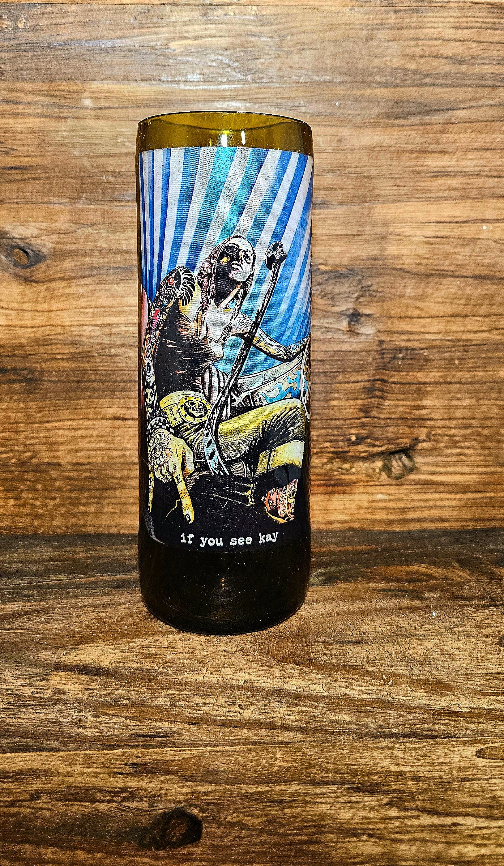 Sealed Motorcycle, Drinkware, Wine Glass