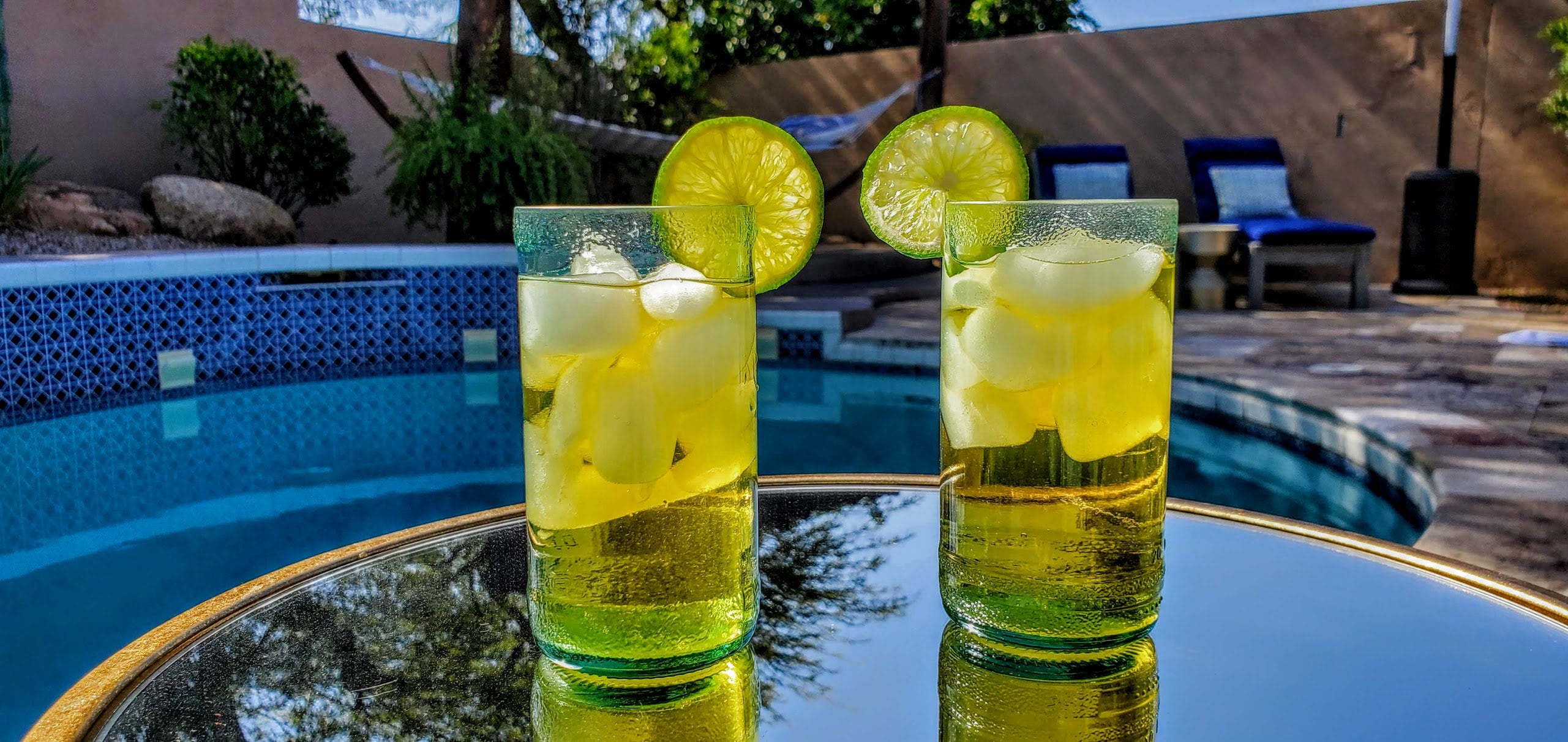 Set of 2 clear Topo Chico Tumbler Glasses - Thumbnail 3