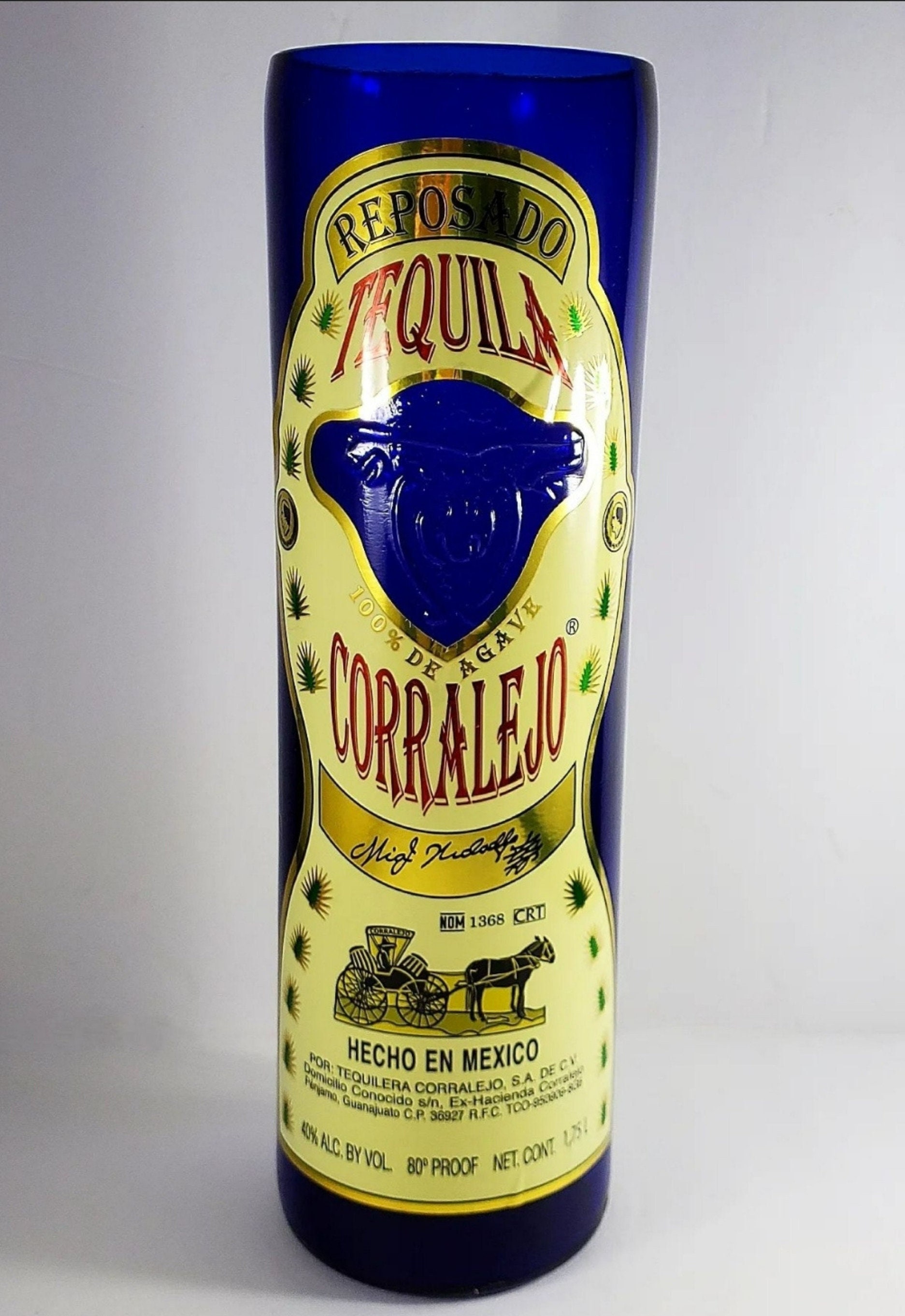 1 Large Upcycled Reposado Tequila Vase Etsy