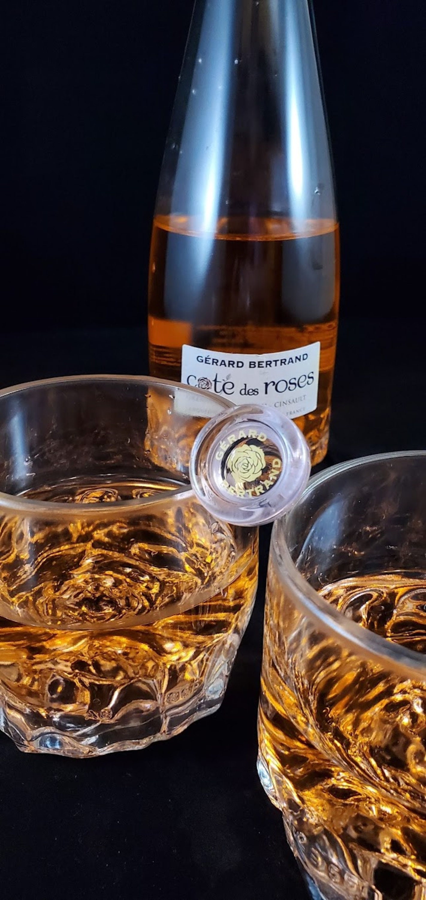 Set of 2 Rose whiskey or wine Glasses - Thumbnail 5