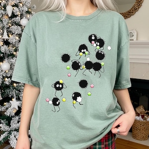 Susuwatari Spirited Away Shirt, Sweatshirt, Hoodie, Studio Ghibli Shirt, Spirited Away Shirt, Haku, Chihiro Shirt, Studio Ghibli Gift Shirt