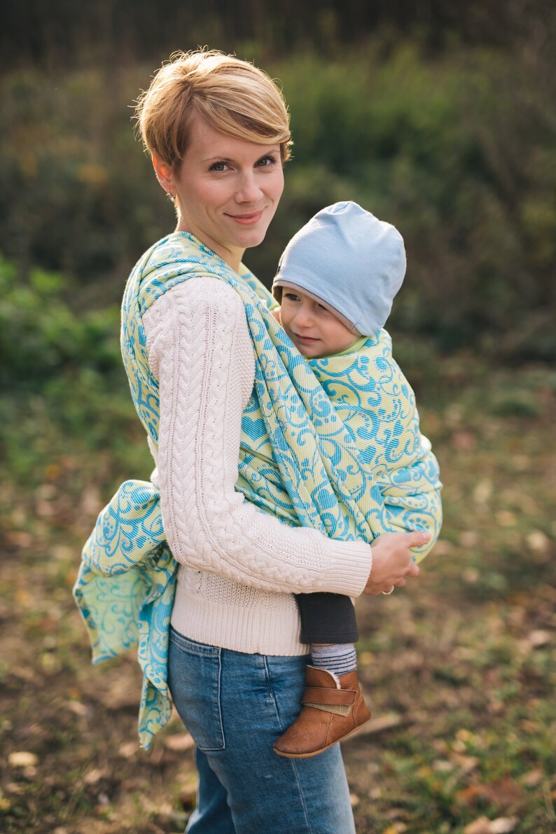 yellow baby wrap