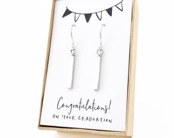 Tiny Silver Bar Earrings, Bar Earrings, Silver Earrings, Bar Jewelry, Square Earrings, Silver Jewelry, Small Silver Bar Earrings, Geometric