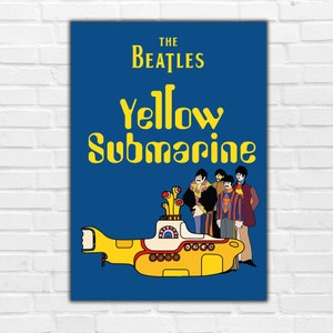 The Beatles, Yellow Submarine - Poster ispirato alla musica - Citazioni di tutti i tempi