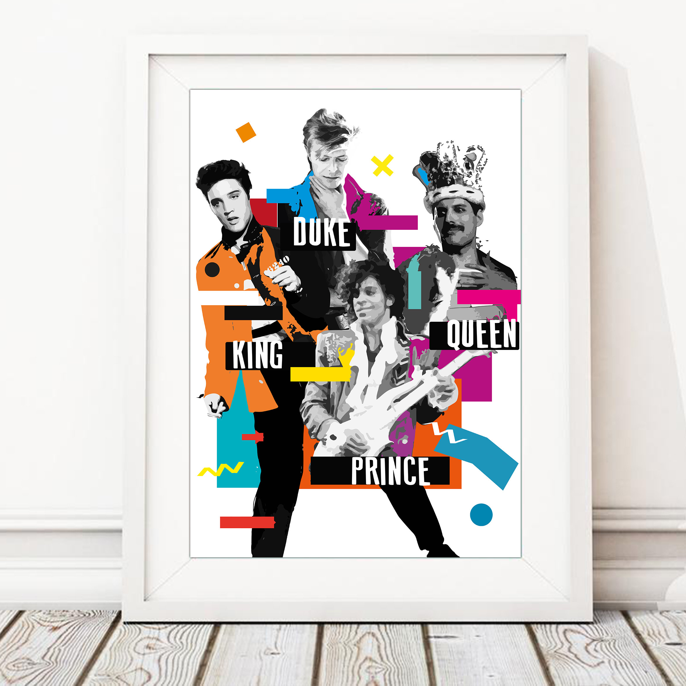 Freddie Mercury David Bowie Prince Elvis Presley Rulez Etsy