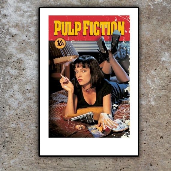 Pulp Fiction Movie Poster in Various Sizes 