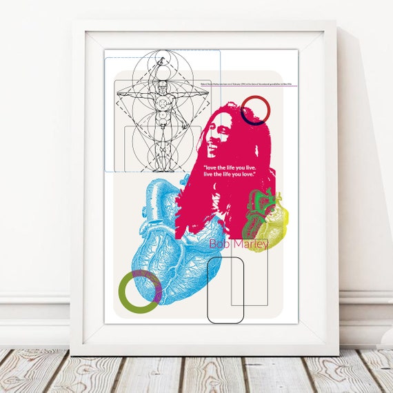 Love The Life You Live Love Live The Life You Love Bob Etsy