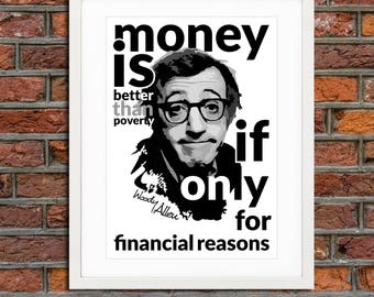 Woody Allen Quote Etsy