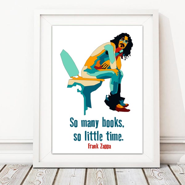 Frank zappa toilet poster Etsy.de