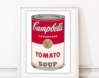 Campbell's Soup Cans is a work of art produced between November 1961 and March or April 1962 by American artist Andy Warhol. - reprint