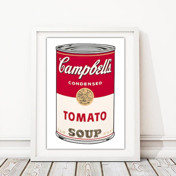 【額縁付き】 アンディウォーホル Campbell’s Soup Cans ① 額縁付き】 アンディウォーホル Campbell's Soup Cans ① - メルカリ