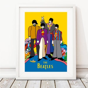 Los Beatles - Póster inspirado en la música - Frases de todos los tiempos