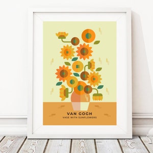 Sonnenblumen in einer Vase, Vincent van Gogh