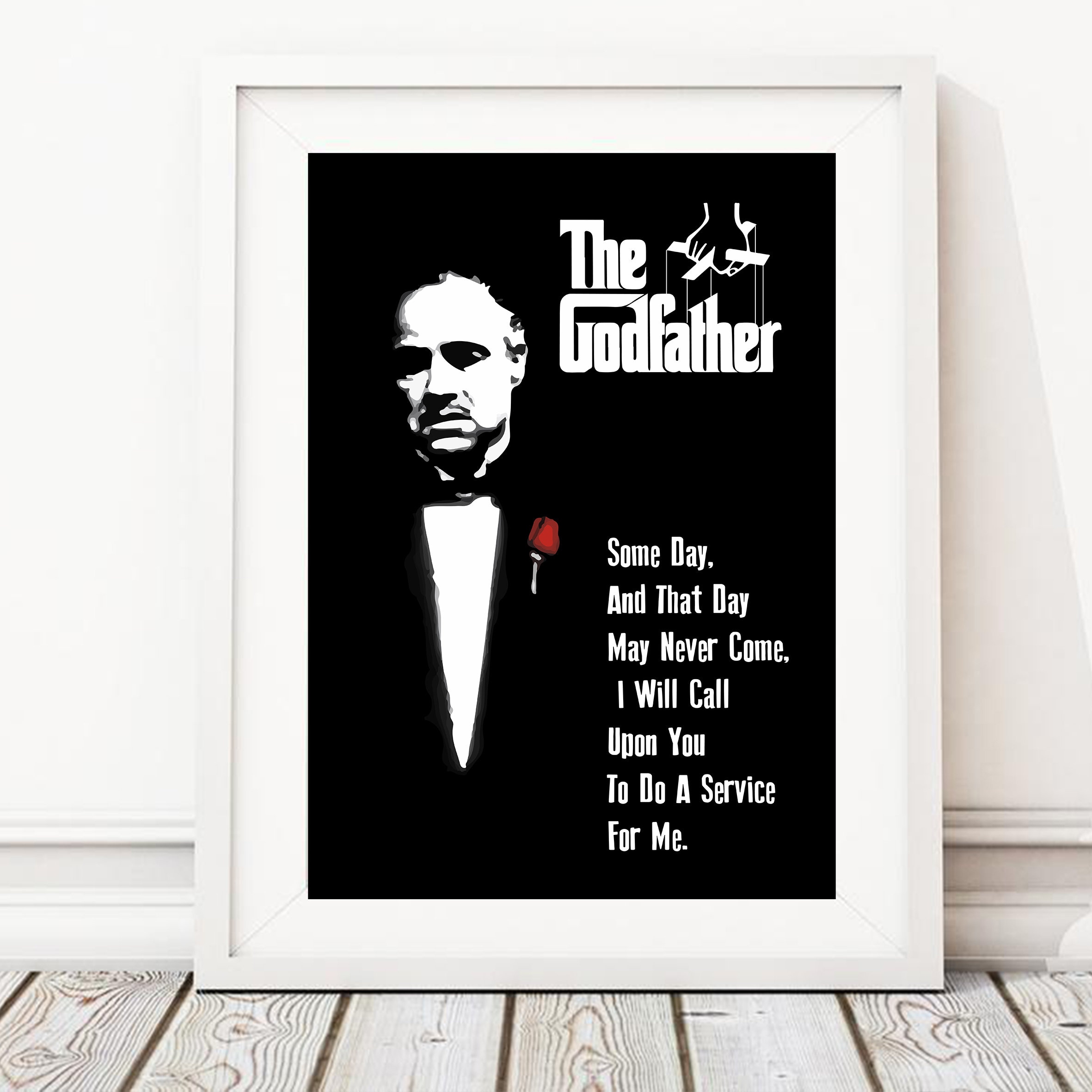 The Godfather, Movie Quotes, Memorable Quotes, Poster - Etsy