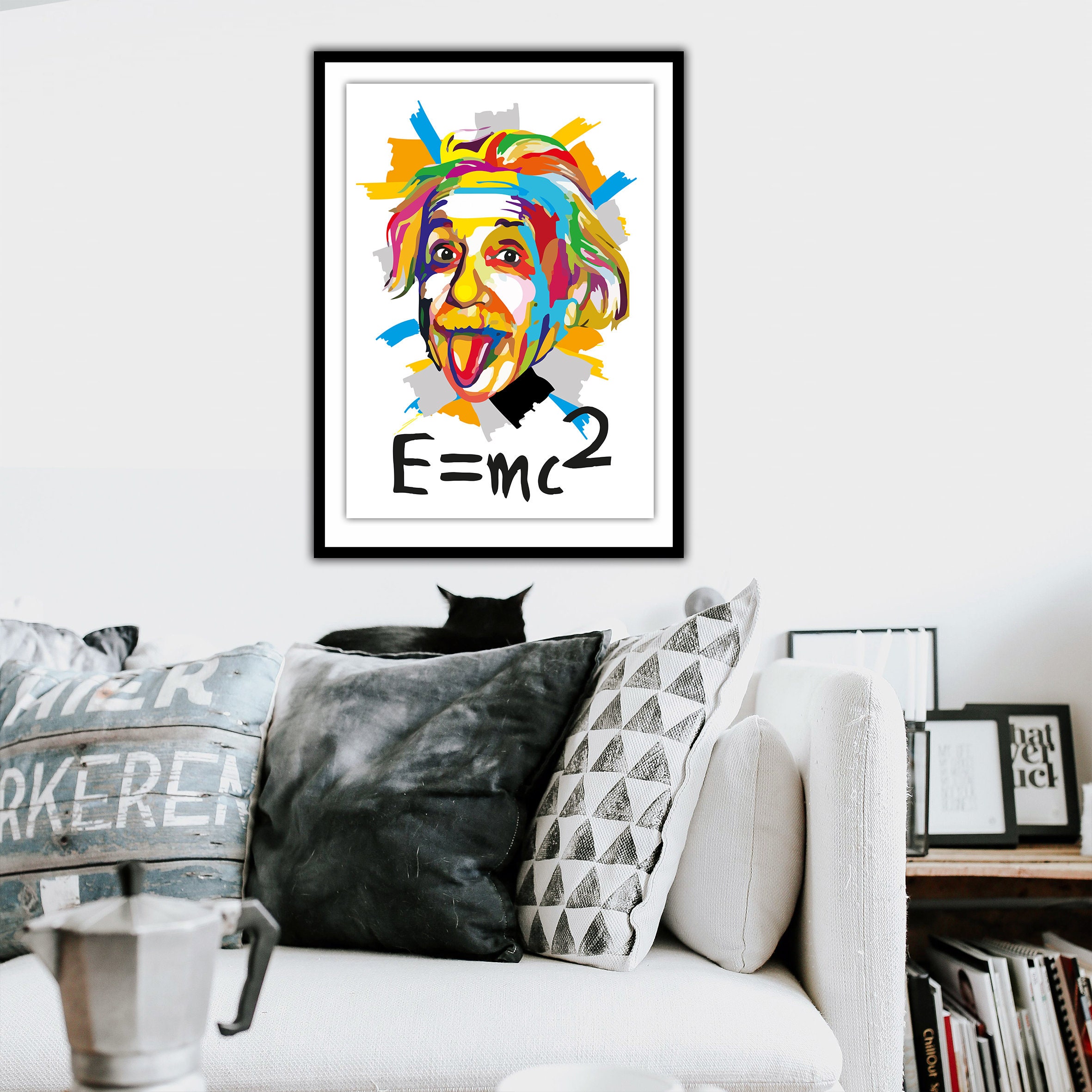 E=mc2, Albert Einstein Poster - Etsy