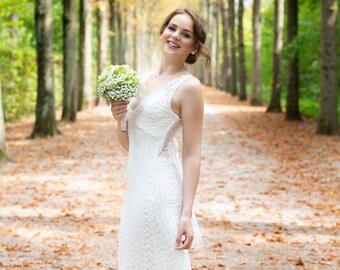 Brautkleid aus Spitze Maßanfertigung Hochzeit