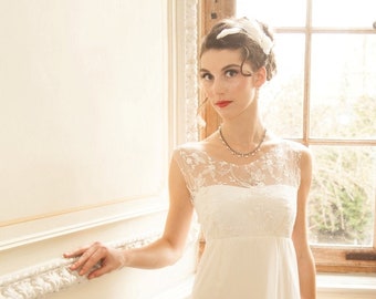 Claire Atelier custom made wedding dress