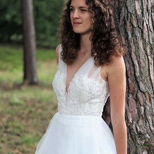 Neu Vintage Brautkleid aus Atelier Bild 5