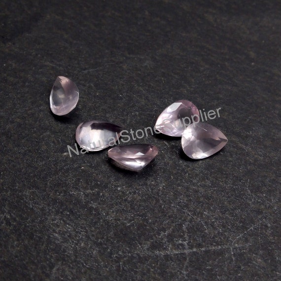 Wholesale Lot 9x7mm Pear Cut Natural African Amethyst Loose Calibrated Gemstone
