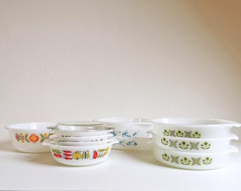 Plat à four / cocotte Anchor Hocking vintage Fire-King Meadow Green