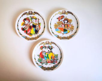 94 assiettes accordéon vintage Rosenthal Warsteiner Edition