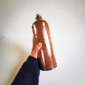 1920er Jahre Wärmflasche aus Kupfer & Messing