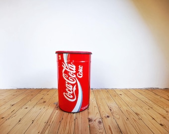 tabouret / table / récipient Coca Cola vintage