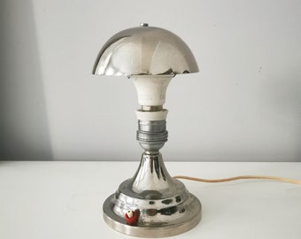 Chroomlamp kleine paddenstoel