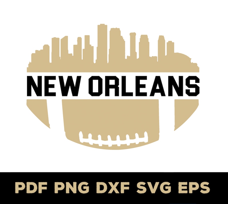 New Orleans Saints Svg Dxf Pdf Png Eps Instant Download Etsy