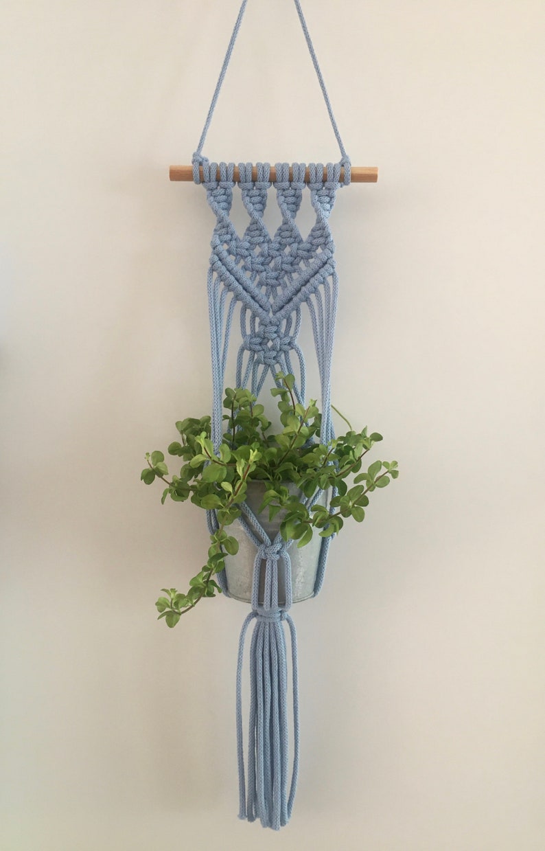 Macrame Plant Pendant Wall Hanging Planter Wall Plant Etsy