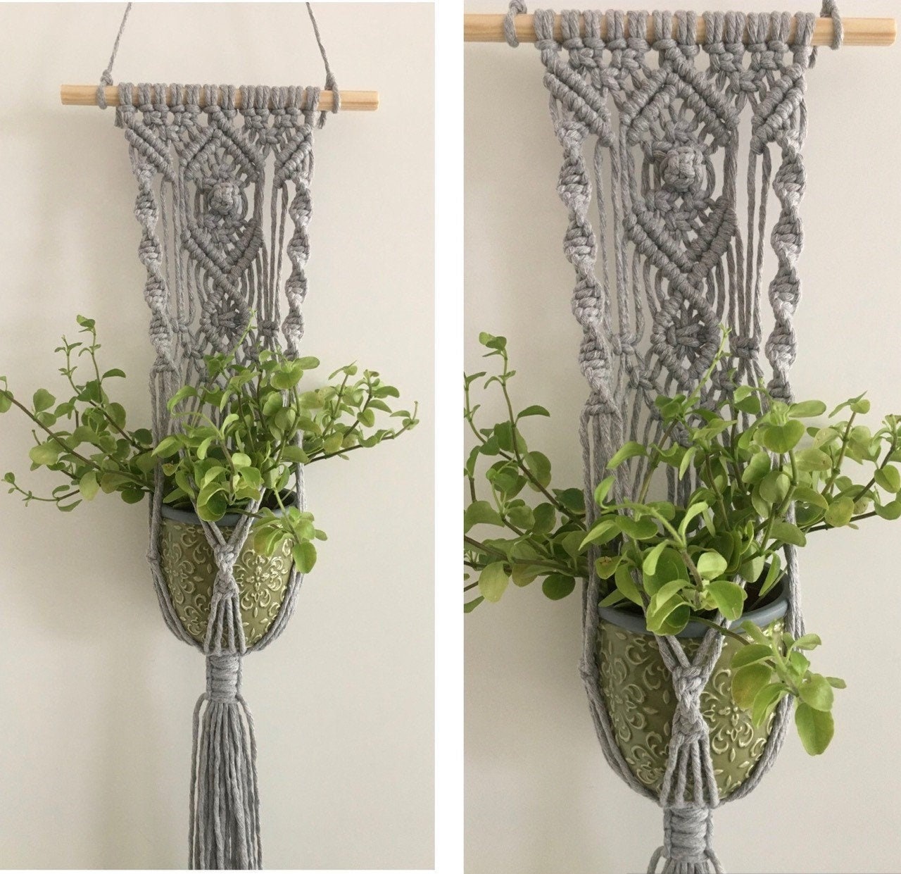 Macrame Plant Hanger Wall Planter Wall Hanging Wall Plant - Etsy