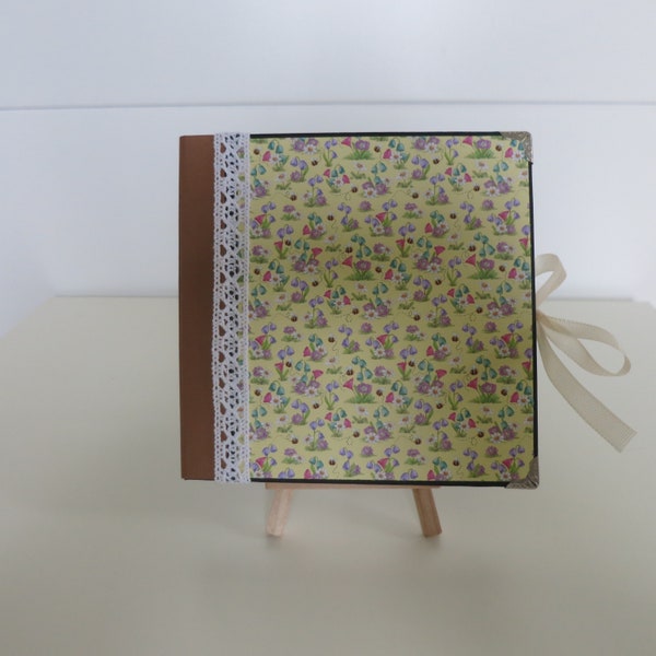 Fotoalbum - Leporello - Floral 14 x 14 cm