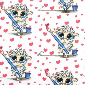 Sheep Fabric,Fabric By The Yard,sheep&#39;s fabric,lamb fabric,farm fabric,Sewing fabric,Baby fabric,Quilting,crib,Bedding fabric,animals fabric