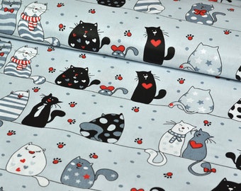 Adorable Cats /& Kittens Allover Cotton Fabric 1//2 Yard 1//2 Yard X 44 Great for Quilting, Sewing, Craft Projects, Quilt, Throw Pillows /& More