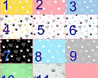 Royal Queen King Upholstery Fabric Crowns Fabric Printed by Spoonflower BTY