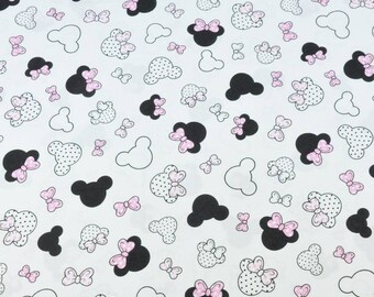 Mickey Mouse Oh Boy 39280-103 100/% Cotton Winceyette Grey