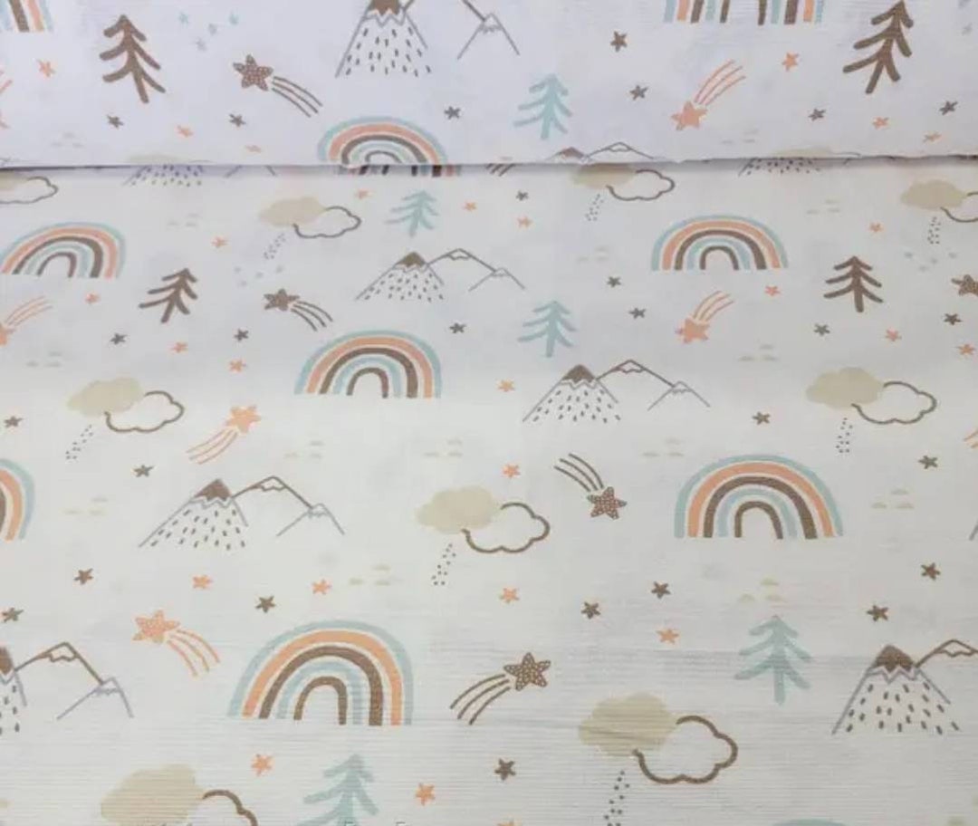 FLANNEL Cotton Fabric by the Yard, Extra Wide 94 240cm Baby Soft