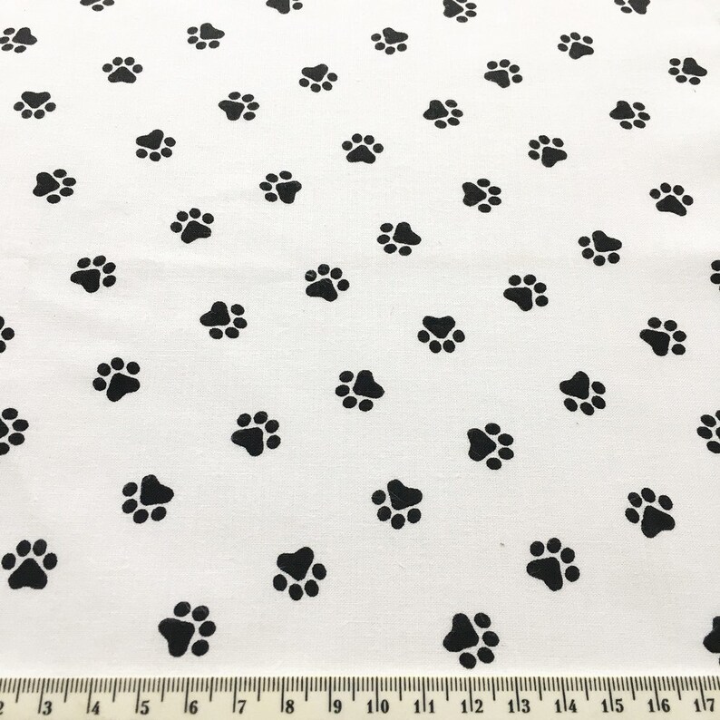 Dog Paw FabricPaw Cotton FabricDog FabricPet Fabricbaby Etsy