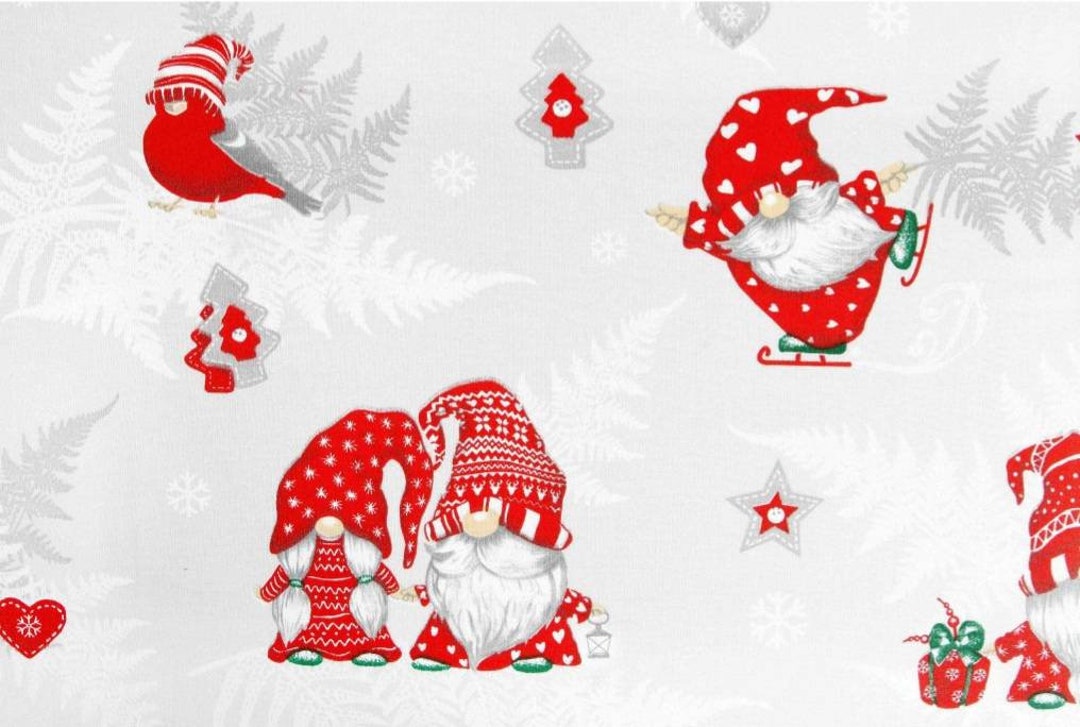 Wichtel Stoff,Weihnachten Baumwollstoff Bulk stock, 100% Baumwolle