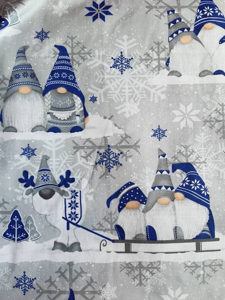 Christmas Fabric By The Yard,Christmas  Fabric, Christmas Gnomes Fabric,Christmas Fabric,Christmas Material, Christmas deer, Christmas decor