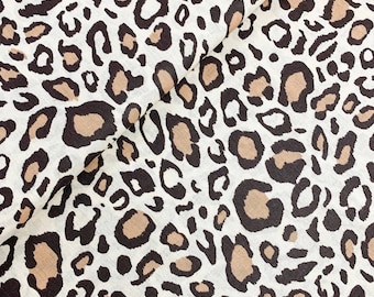 Tessuto pantera, tessuto tagliato su misura, stampa leopardata, tessuto con animali, tessuto per bambini, tessuto per neonati, tessuto di cotone, giaguaro, stampa leopardata, tessuto ghepardo
