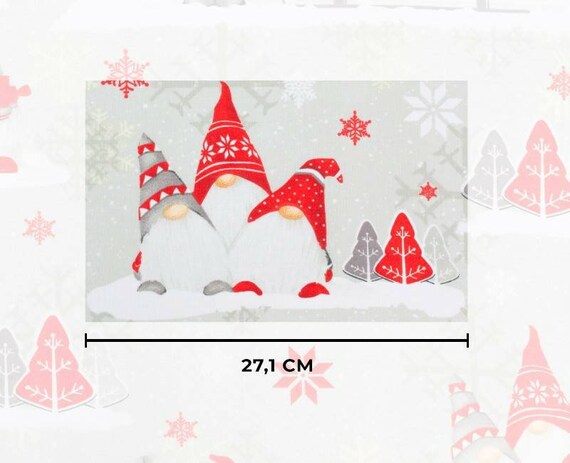  Ganeen 100 Pcs 10 x 10 Inch Winter Christmas Fabric