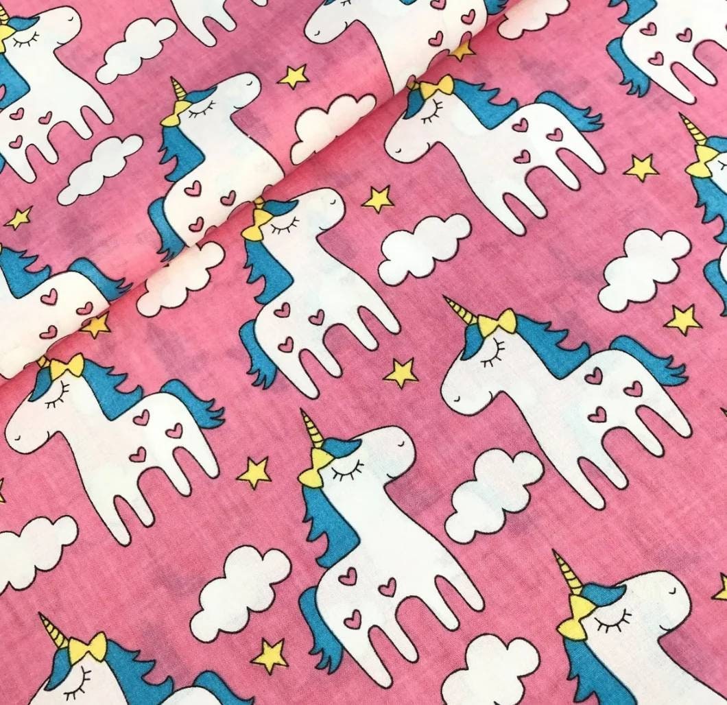 New Unicorn fabric by the YardUnicorn Fabricunicorn Etsy
