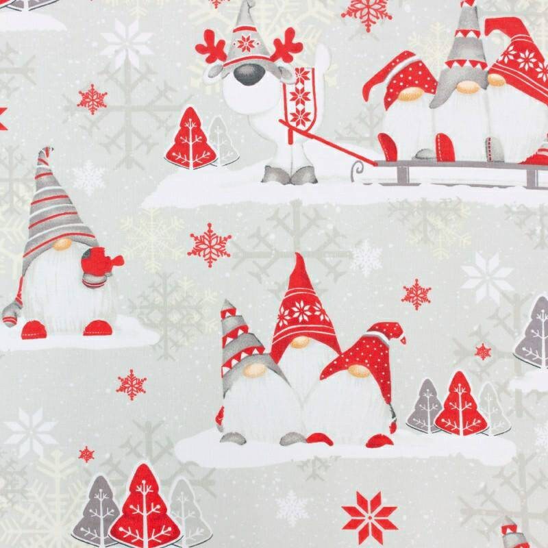 Ambesonne Christmas Fabric by The Yard, Xmas Theme Winter Mitten with  Snowflakes and Nordic Roses Print, Decorative Satin Fabric for Home  Textiles and Crafts, 3 Yards, Green Red and White