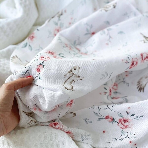 Baby Muslin Fabric Etsy