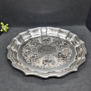 【Ranleigh】オードブルプレート / ギャラリートレー 42cm Ranleigh silver tray - Etsy 日本