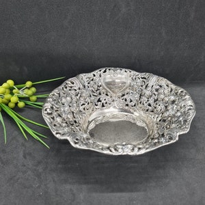 Silver rose bowl - Etsy 日本