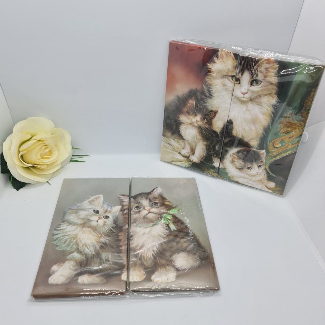 Cats Letter Packs, Kitten Design Printed Sheets and Matching Envelopes ...