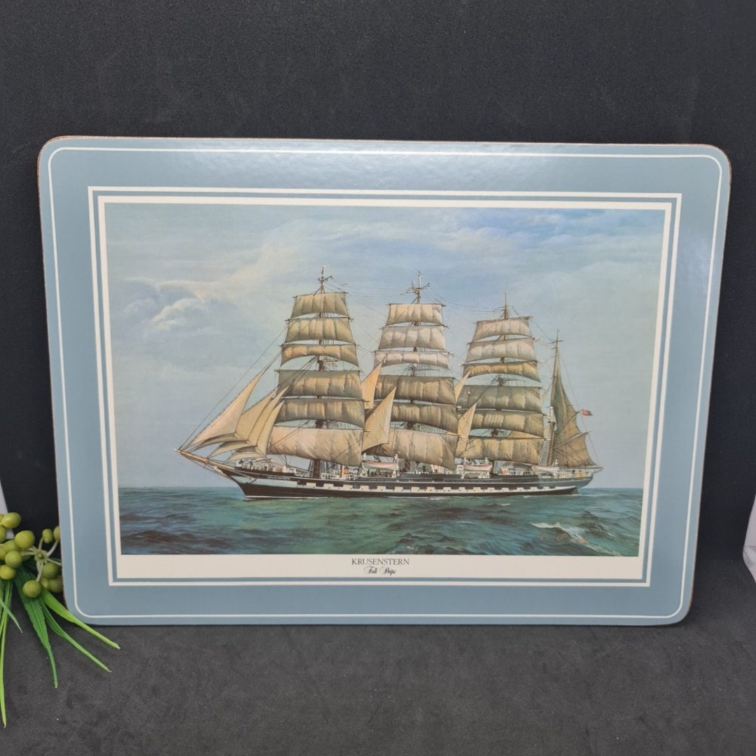 Pimpernel Placemats Clipper Ships Collectable Set of 6 Etsy