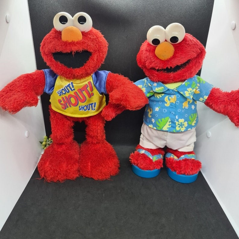 Elmo Toy Vintage Elmo Shout & Elmo Limbo Fisher Price Mattel Etsy